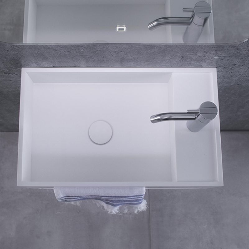 Copenhagen Bath Sandfjord venstre Vask 50x30 Mat Hvid - Billede 2