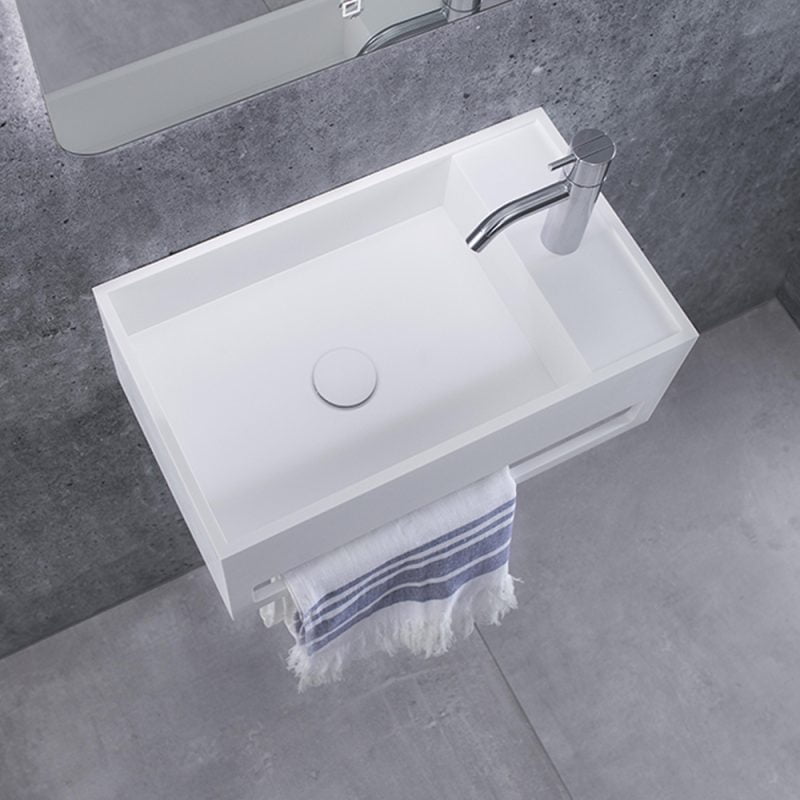 Copenhagen Bath Sandfjord venstre Vask 50x30 Mat Hvid - Billede 3