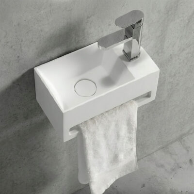 Hvidt QT-Basic Vask 35,5x20 Hvid Hvidt QT-Basic Vask 35,5x20 Hvid