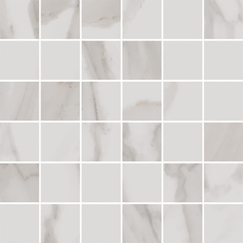 Ancona Statuario Altissimo 30x30 Mat Mosaik - Billede 4