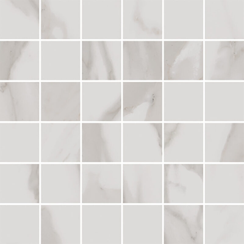 Ancona Statuario Altissimo 30x30 Mat Mosaik - Billede 5