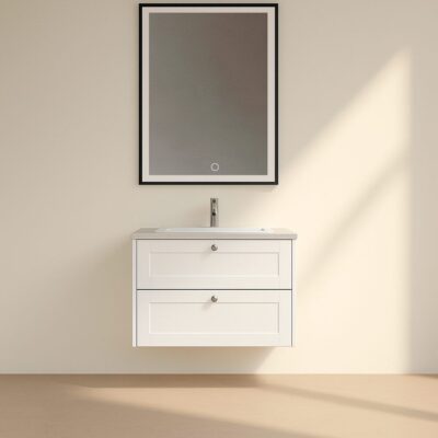 Kagami Endless Square 50x70 Spejl Sort Ramme