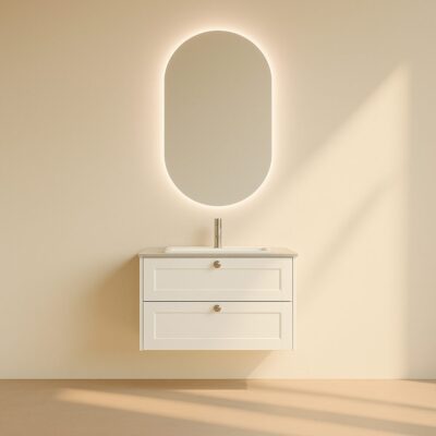 Kagami Glow Oval 40x110 Spejl