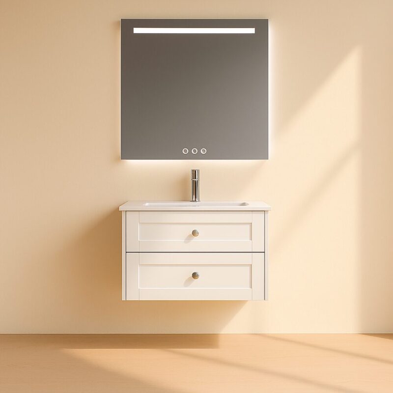 Kagami Backlash 80x70 Spejl med Backlight