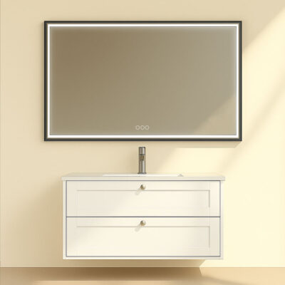 Kagami Elegance 120x90 Spejl Sort Ramme