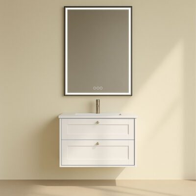 Kagami Elegance 45x90 Spejl Sort Ramme