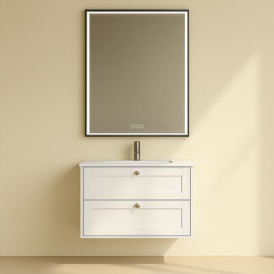 Kagami Elegance 60x90 Spejl Sort Ramme