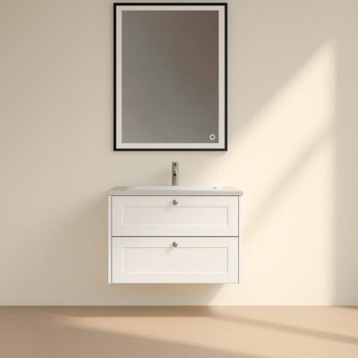 Kagami Endless Square 50x70 Spejl Sort Ramme