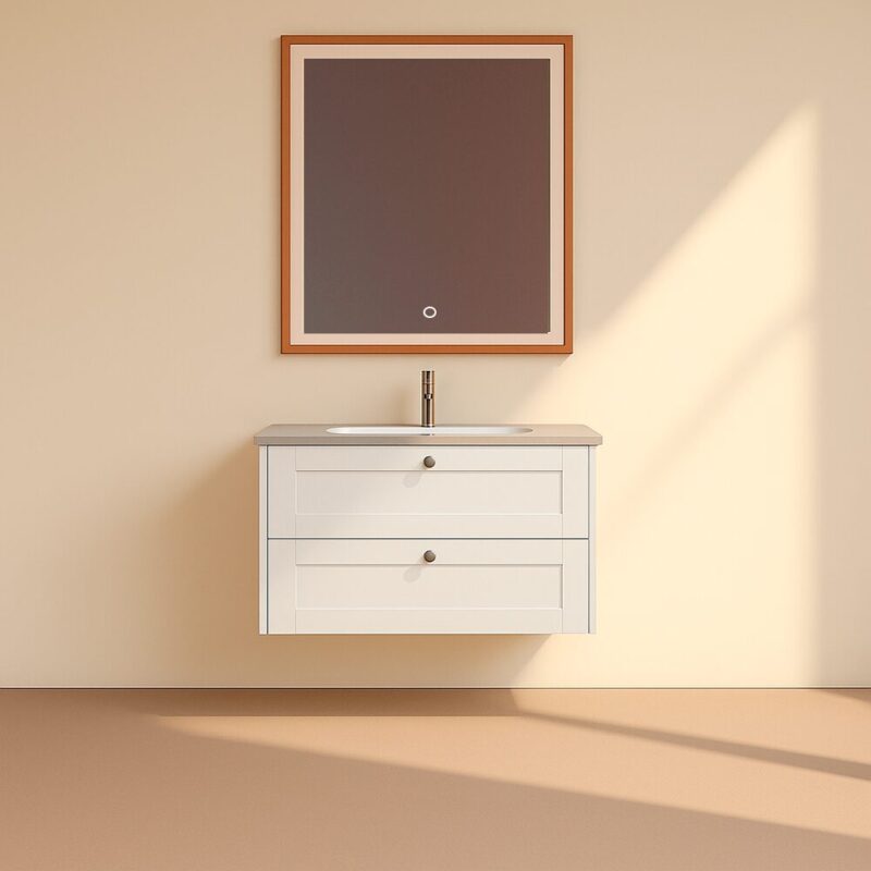 Kagami Endless Square 60x80 Børstet Kobber Ramme