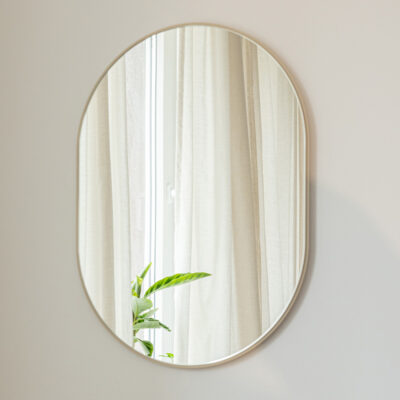 Metallbude Caya Spejl 57x41 Beige