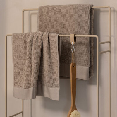 Metallbude Delaya Håndklædeholder Cream