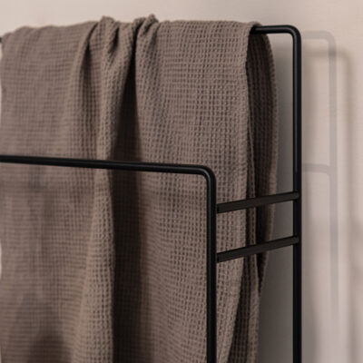 Metallbude Delaya Håndklædeholder Sort