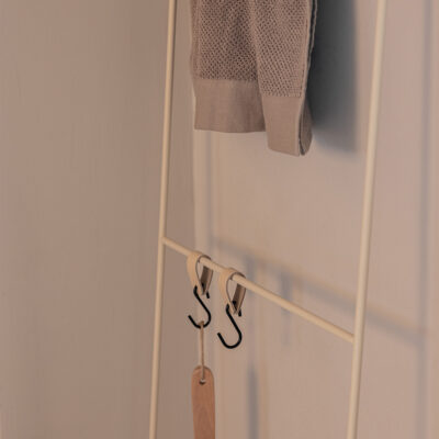 Metallbude Estina Håndklædestige Cream