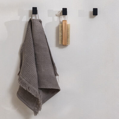 Metallbude Palo Håndklædekrog 3 stk. Sort