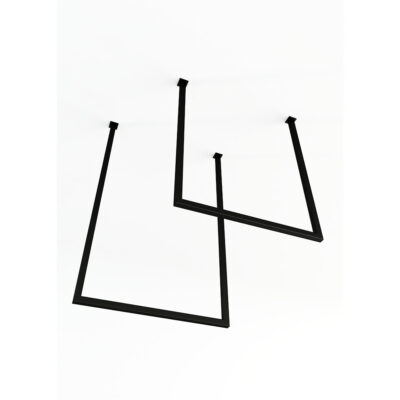 Metallbude Tensi Håndklædeholder 60 Sort