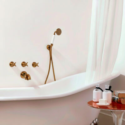 Classic CNC-114 Komplet Kararmatur Børstet Antik Messing