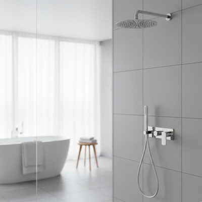 Timeless PFC-602 Komplet Brusesæt Børstet Gunmetal Timeless PFC-602 Komplet Brusesæt Børstet Gunmetal