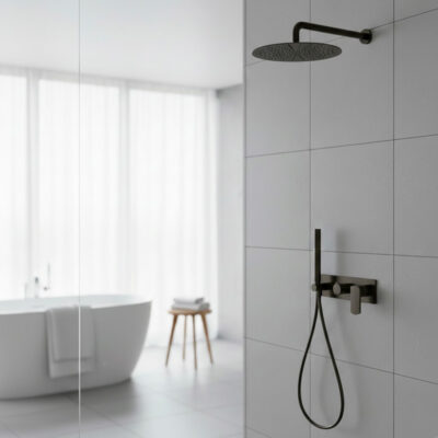 Timeless PFC-602 Komplet Brusesæt Mat Sort