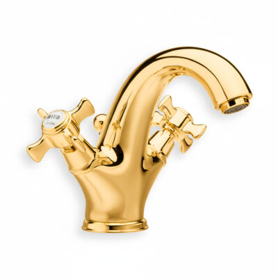 Classic CNC-212 Håndvaskarmatur Poleret Guld Messing PVD