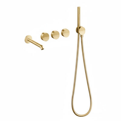 Inox Komplet Kararmatur PAC-165 Børstet Guld Messing PVD