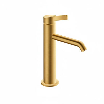 Inox PAC-220 Håndvaskarmatur Børstet Guld Messing PVD