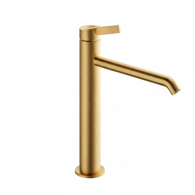 Inox PAC-227 Håndvaskarmatur Børstet Guld Messing PVD