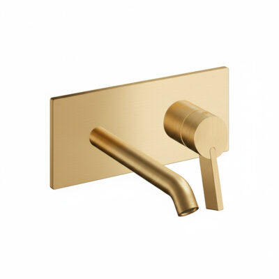 Inox PAC-256 Håndvaskarmatur Børstet Guld Messing PVD