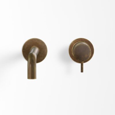 Håndvaskarmatur Mixer 19 cm Bruneret Messing Håndvaskarmatur Mixer 19 cm Bruneret Messing