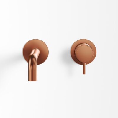 Håndvaskarmatur Mixer 19 cm Poleret Bronze PVD
