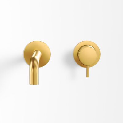 Håndvaskarmatur Mixer 23 cm Poleret Guld PVD Håndvaskarmatur Mixer 23 cm Poleret Guld PVD
