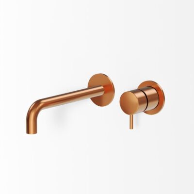 Håndvaskarmatur Mixer 19 cm Poleret Kobber PVD