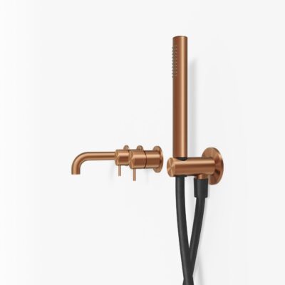 Kararmatur Termostat 19 cm Børstet Kobber PVD