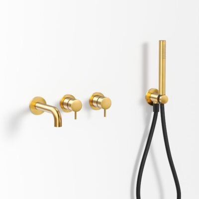 Kararmatur Mixer 15 cm Poleret Guld PVD