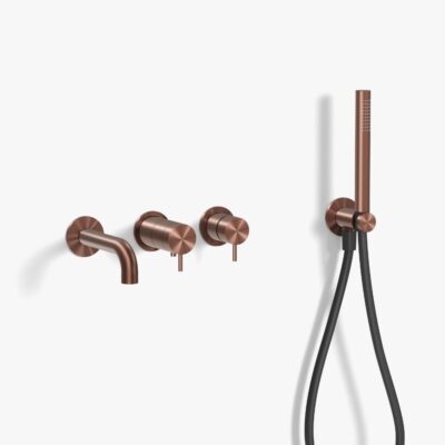 Kararmatur Termostat 19 cm Børstet Bronze PVD