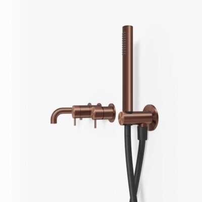 Kararmatur Termostat 15 cm Børstet Bronze PVD