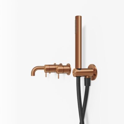 Kararmatur Termostat 19 cm Børstet Kobber PVD
