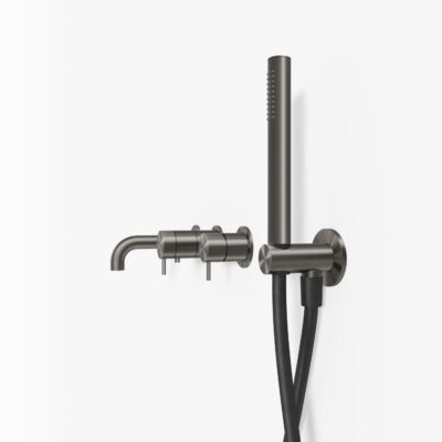 Kararmatur Termostat 19 cm Børstet Sort PVD