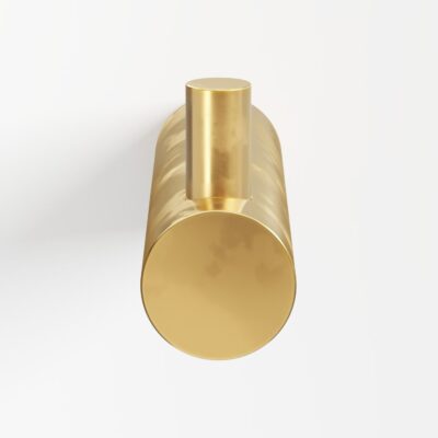 Håndklædekrog, 54 mm Poleret Natur Messing