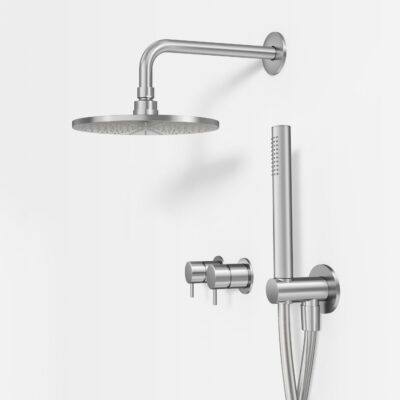 Brusesæt Mixer Ø250 Krom