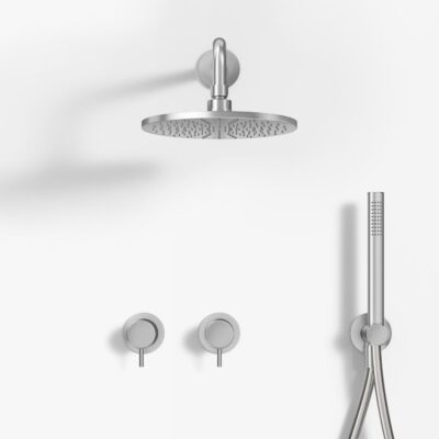 Brusesæt Mixer Ø250 Krom