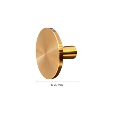 Fluted snedker badmøbel 80 cm med rund kompositvask m. børstet bronze greb - Natur eg Fluted snedker badmøbel 80 cm med rund kompositvask m. børstet bronze greb - Natur eg